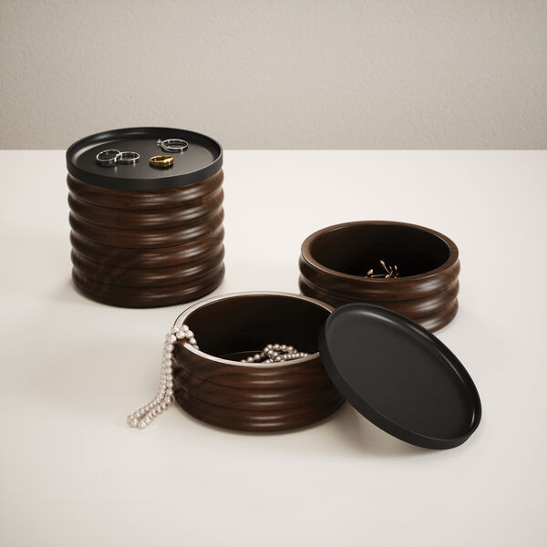 Tesora Tresmykkeskrin, svart/valnøtt, Umbra