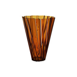 Shanghai vase, amber, Kartell