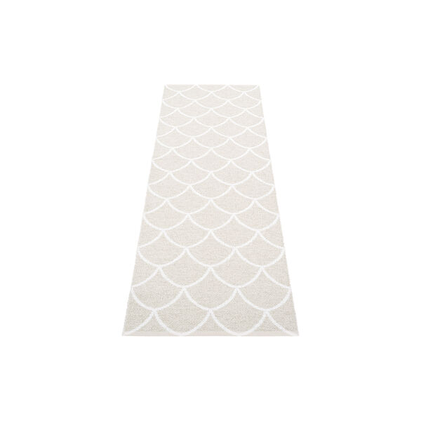 Kotte gulvl&oslash;per, fossil grey/white, Pappelina
