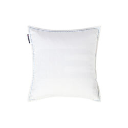 Embroidered putetrekk, white/green/blue, Lexington