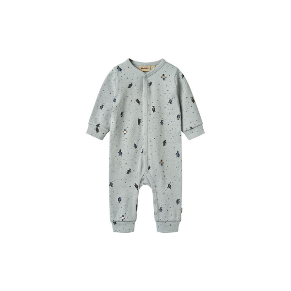 Jumpsuit Bendji, 9569 soft rain penguins, Wheat