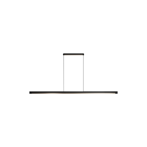 INLAY S1900 LINEAR pendel, matt black/satin gold, LIGHT-POINT