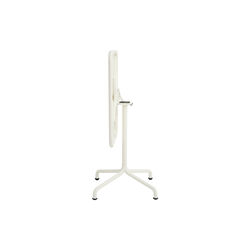 Deville Table Cream white powder coated aluminium frame, cream white, HAY