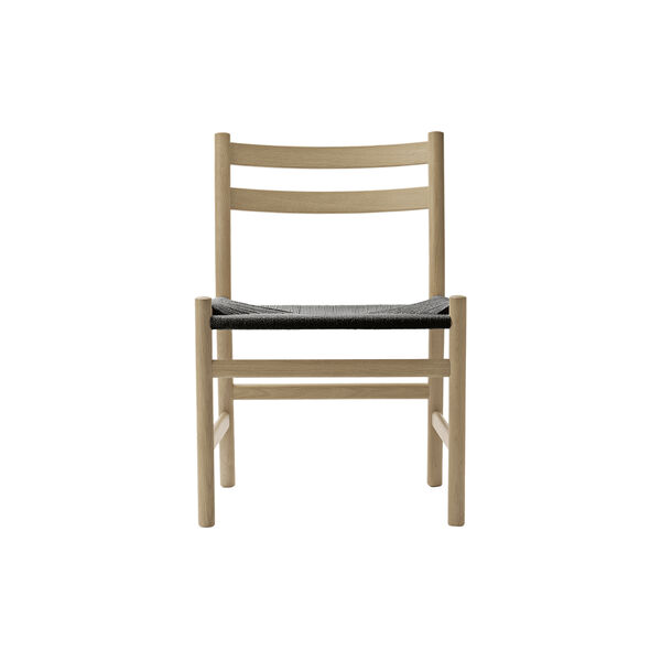 CH47 spisebordsstol, hvitoljet eik/sort, Carl Hansen & S&oslash;n