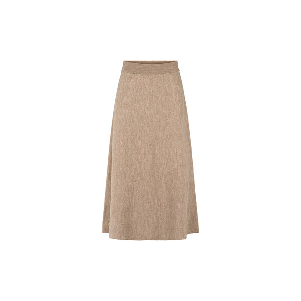 Mantra knit skirt, sand melange, PBO