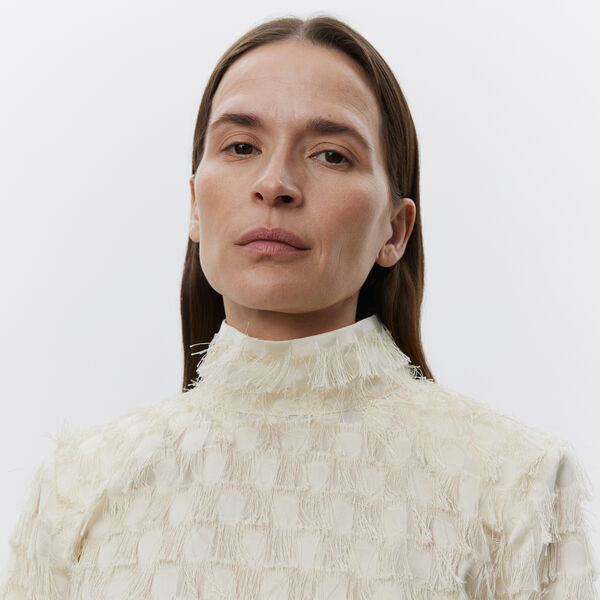 Lynette - Abstract Fringes Top, vanilla ice, DAY Birger &eacute;t Mikkelsen