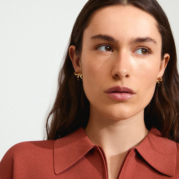 CASSIAN Studs, gullbelagt, Pilgrim