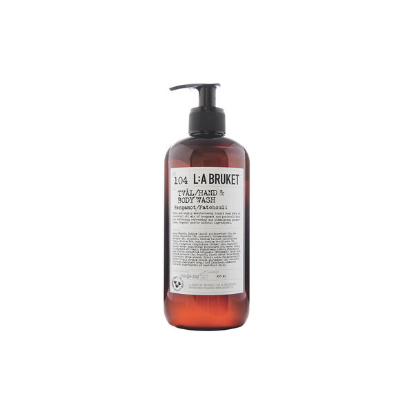 No. 104 h&aring;nd- og kroppsvask, bergamot/patchouli, L:a Bruket