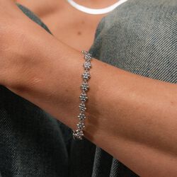 Flower Bracelet, s&oslash;lv, WHO IS SHE
