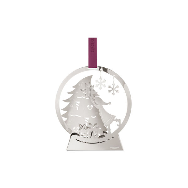 2025 Juleornament Snøkule, sølv, Georg Jensen