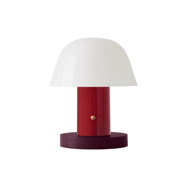 Setago JH27 bordlampe, maroon/grape, &Tradition
