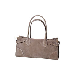 Semsket avlang veske, taupe, 7 DAYS