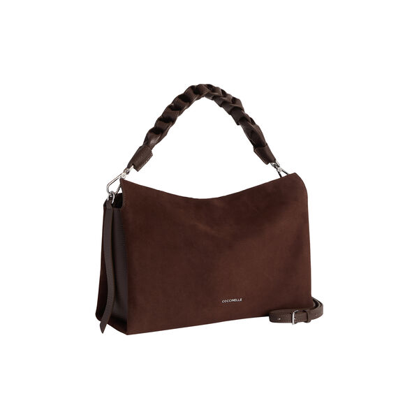 Boheme Suede Bimaterial, brunette, Coccinelle