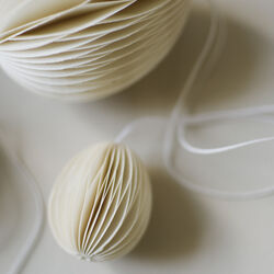 OVOID påskepynt small, white, DBKD