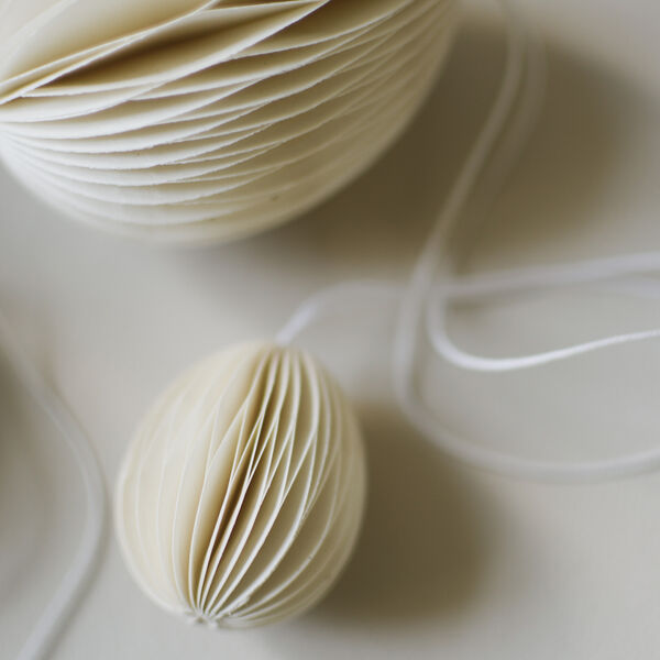 OVOID påskepynt small, white, DBKD