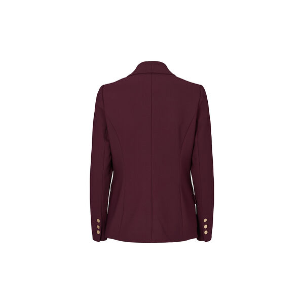 6801RDFComfyEloise blazer, merlot, RUE de FEMME