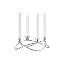 Season lysestake, blank stål, Georg Jensen