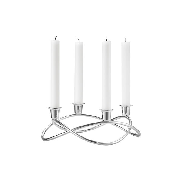 Season lysestake, blank stål, Georg Jensen