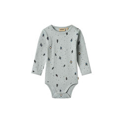 Body L/S Berti, 9569 soft rain penguins, Wheat