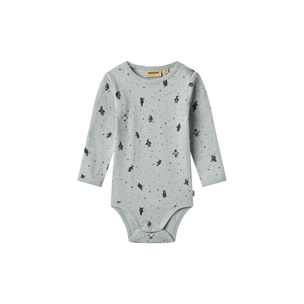 Body L/S Berti, 9569 soft rain penguins, Wheat
