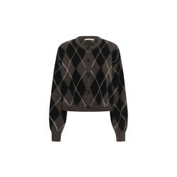 GZsida multi cardigan, black/chestnut/ivory, Gestuz