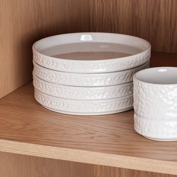 Servicen C Asjett s/4, hvit, VARGEN & THOR