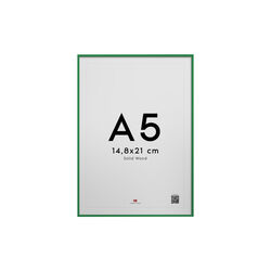 Gr&oslash;nn treramme A5, Poster & Frame