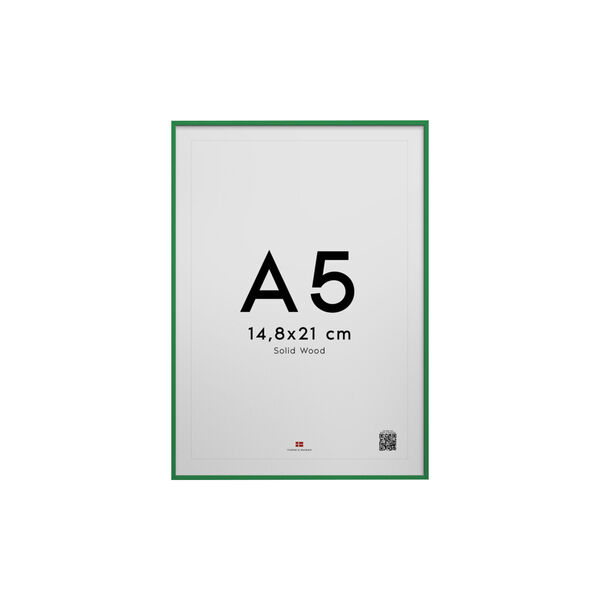 Gr&oslash;nn treramme A5, Poster & Frame