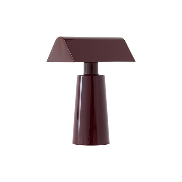 Caret MF1 transportabel bordlampe, dark burgundy, &Tradition