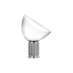 Taccia Small bord-/gulvlampe, silver, Flos