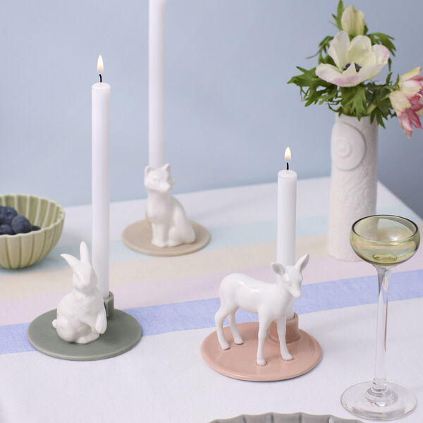 Sweet Stories lysestage med hjortekid, rose, Dottir Nordic Design