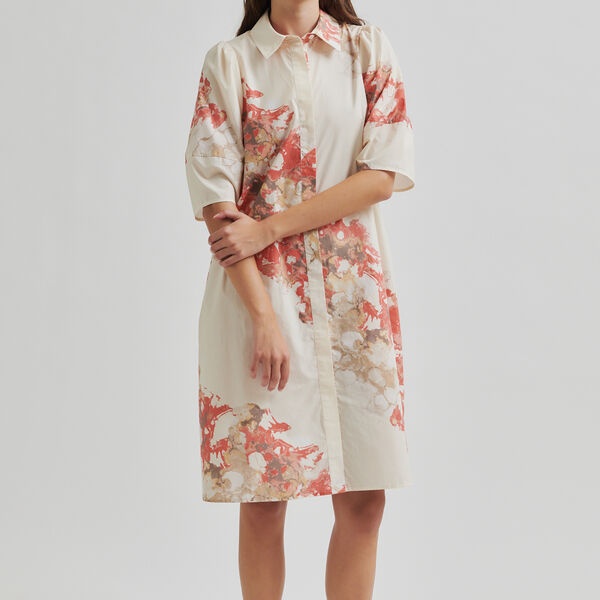 Sirmione Shirt Dress, spiced coral Sirmione Shirt Dress, spiced coral, Second Female