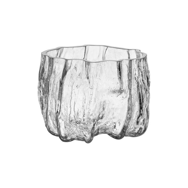 Crackle vase, clear, Kosta Boda