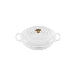 Signature st&oslash;pejern buffetgryte 30 cm, white, Le Creuset