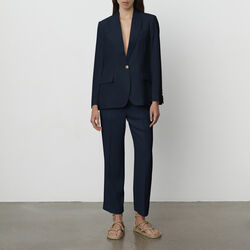 Hector - Classic Gabardine blazer, total eclipse, DAY Birger ét Mikkelsen