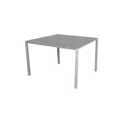 Pure bordplate 100x100 cm, basalt/keramikk, Cane-line