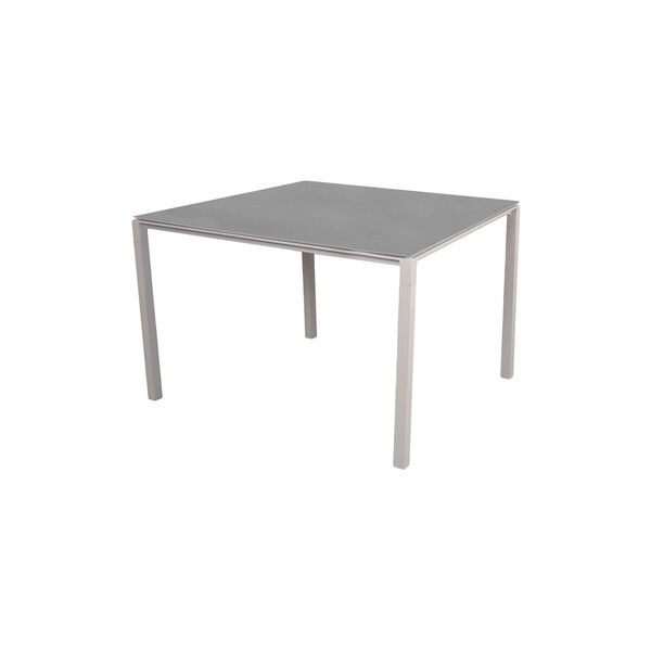 Pure bordplate 100x100 cm, basalt/keramikk, Cane-line