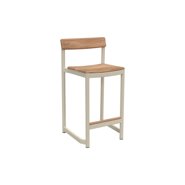 Pelagus Counter Stool, light ivory, Fritz Hansen