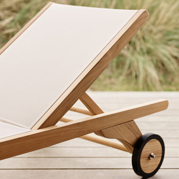 Columbus Sunbed, white Columbus Sunbed, white, Fritz Hansen