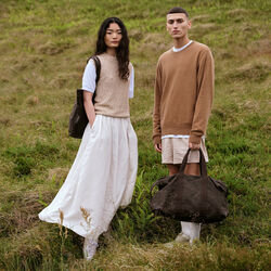 Day Waxed Cotton Holdall Bag, tarmac, DAY ET