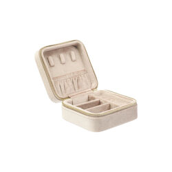 Velvet Jewellery Box Mini, dark sand, DARK department