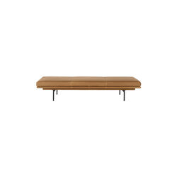 Outline Daybed, refine leather cognac/black Outline Daybed, refine leather cognac/black, Muuto
