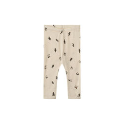 Wool Leggings Agi, 9564 penguins, Wheat