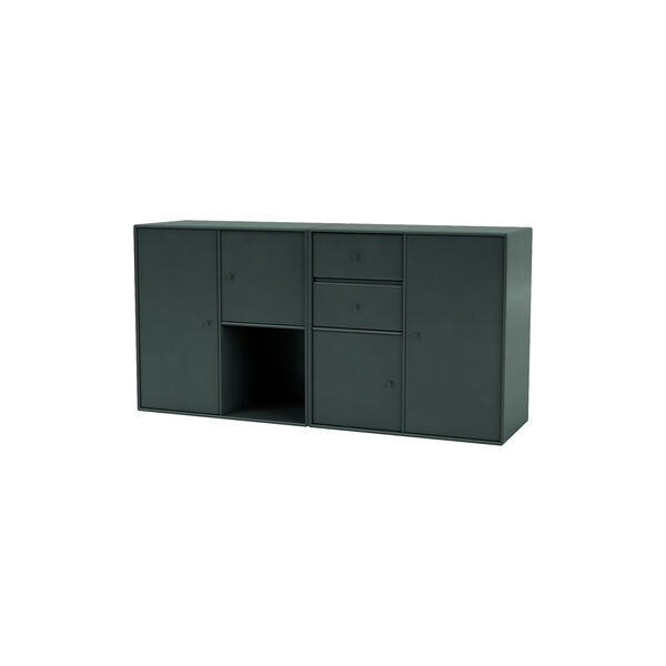 COUPLE bred skjenk, 163 black jade, Montana Furniture