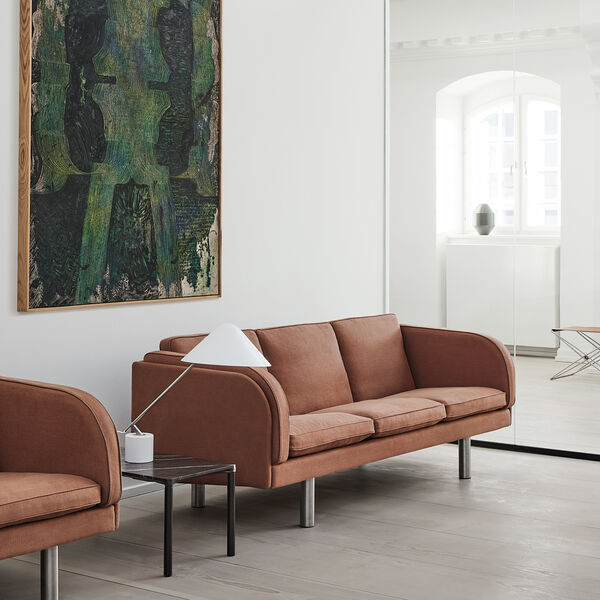 JG 2-seter sofa, Grand Linen 4803, Fredericia Furniture