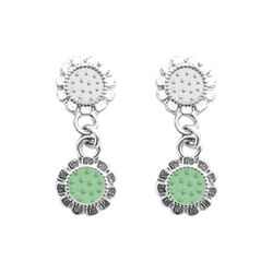 Bloom Mini Øredobber duo, eplegrønn, Th. Marthinsen