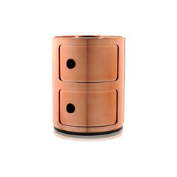 Componibili 2 elementi oppbevaringsbord, rame, Kartell