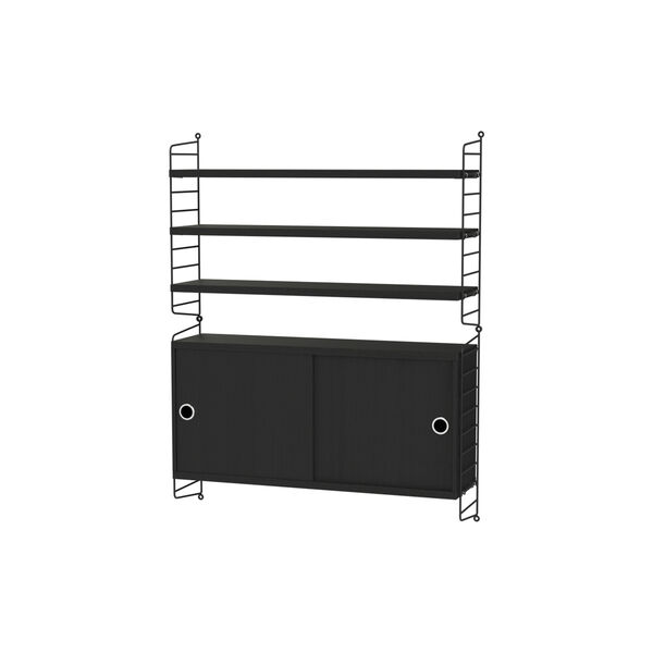 Living Bundle I, black/black, String Furniture