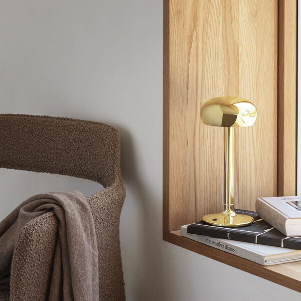 Emendo LED-batterilampe, messing, Eva Solo