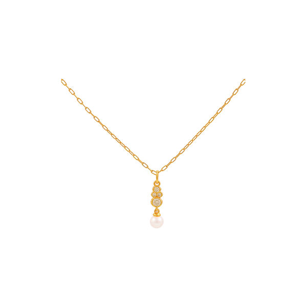 Scarlet halskjede, gold, Hultquist Copenhagen